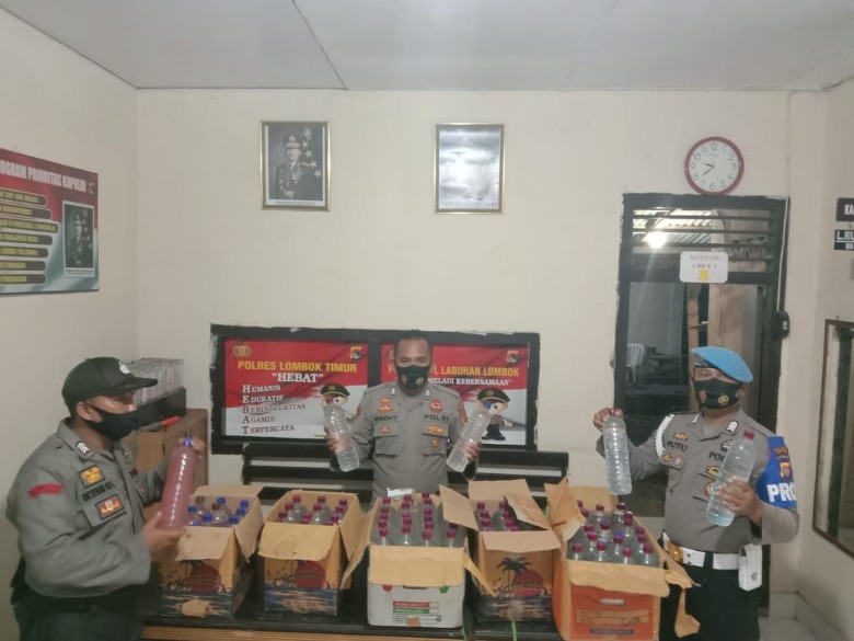 Bawa Arak dan Tuak, Bis Surya Kencana Diamankan